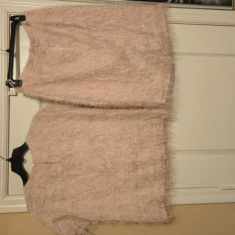 Fuzzy Pink Two-Piece Set - Picture 2 of 2